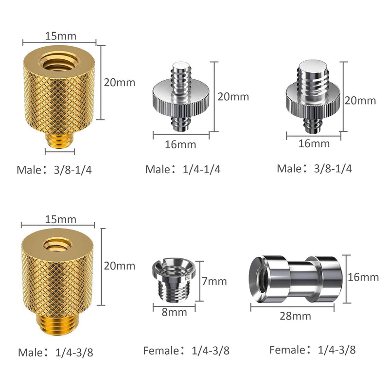 Camera Tripod 22 Screw Adapter Kit