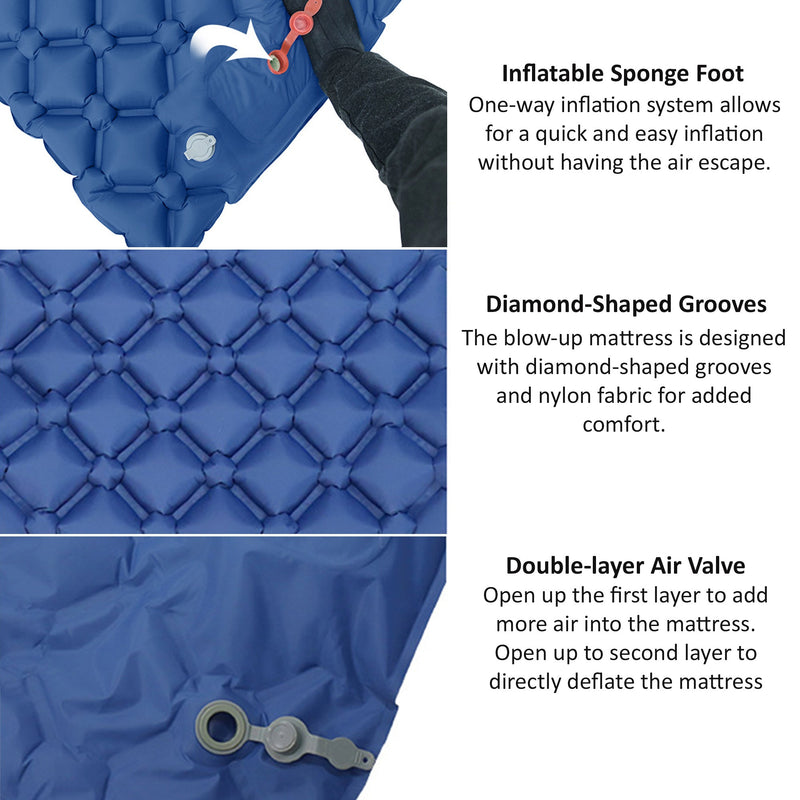 Outdoor Camping Inflatable TPU Ultra Light Sleeping Mat