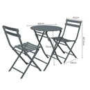 Outdoor Patio Foldable Table & Chairs Set