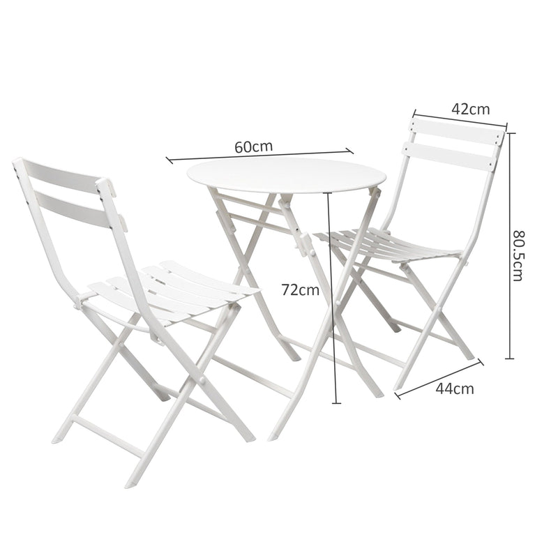 Outdoor Patio Foldable Table & Chairs Set