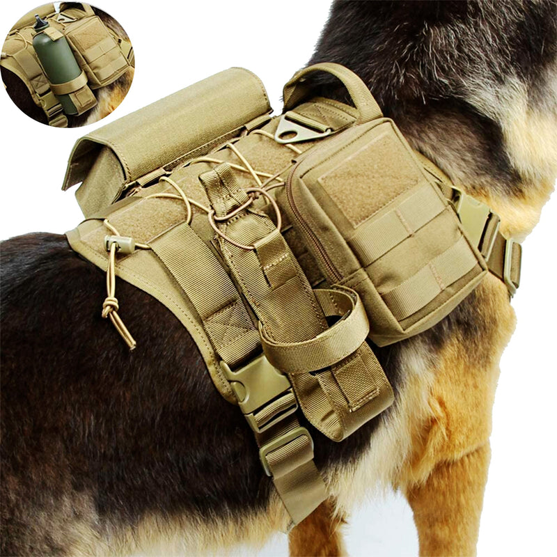 Tactical Dog Harness Vest Set - M