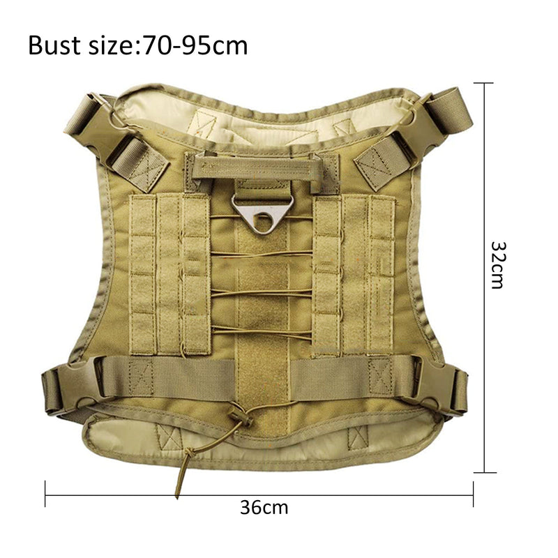 Tactical Dog Harness Vest Set - L
