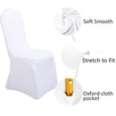 Stretch Over Dining Chair Seat Cover - 6Pcs