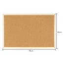 Wall-Mounted Wooden Frame Cork Board 50 x 70cm