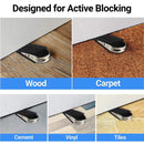 Rubber Door Stopper Wedge - 4PCs