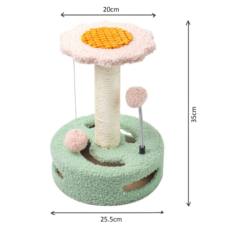 Cat Scratching Sisal Post Cat Climbing Tree