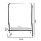 Free Standing Clothes Garment Hanging Rack