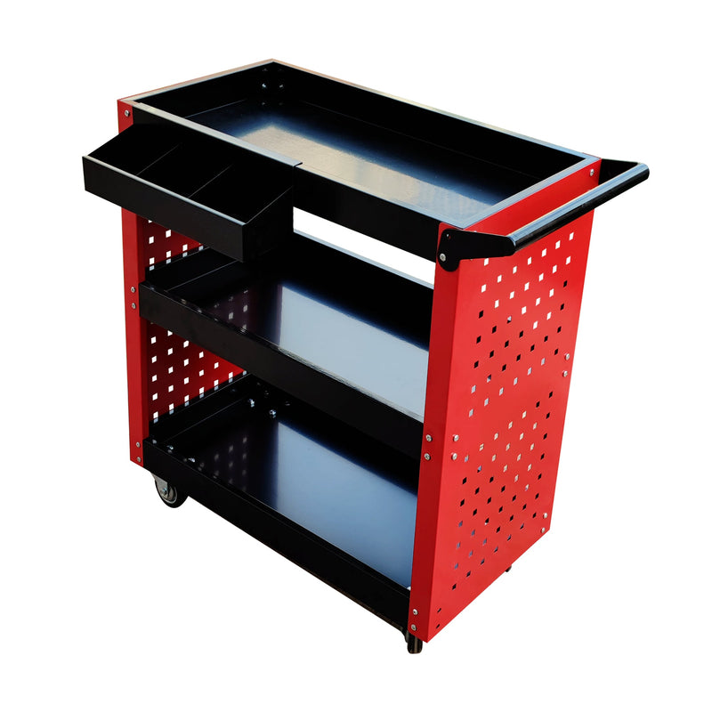 3 Shelf Utility Cart Tool Box