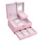 PU Leather Jewelry Box Organizer with Drawer