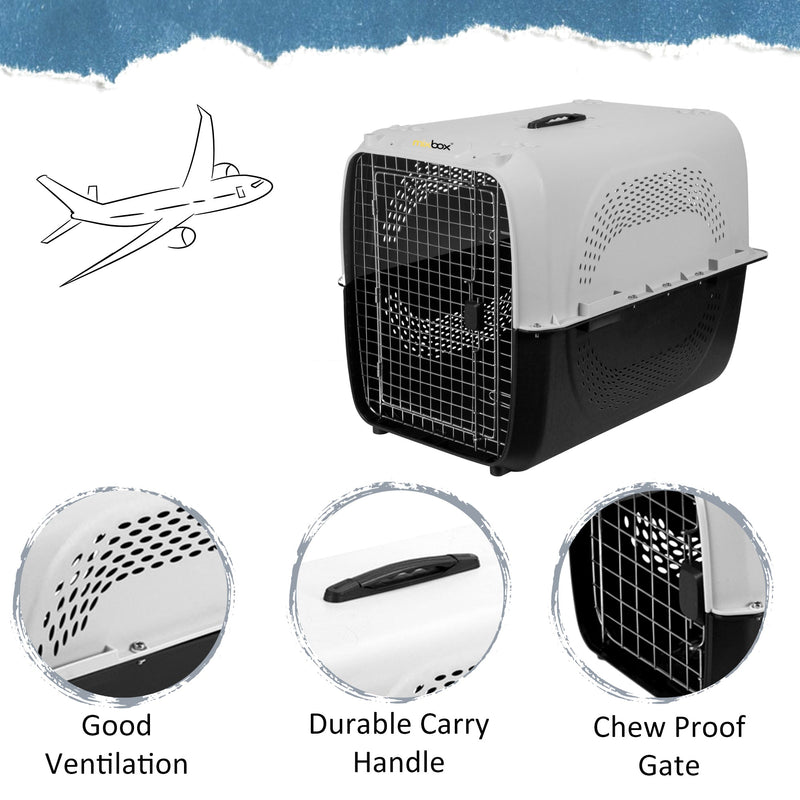 Heavy Duty Pet Travel Crate Carrier - 20kg