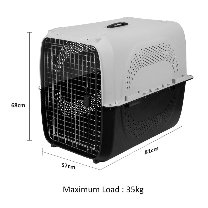 Heavy Duty Pet Travel Crate Carrier - 35kg