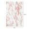 Kitchen Back Splash Self Adhesive Wallpaper 5 Rolls - Pink Marble