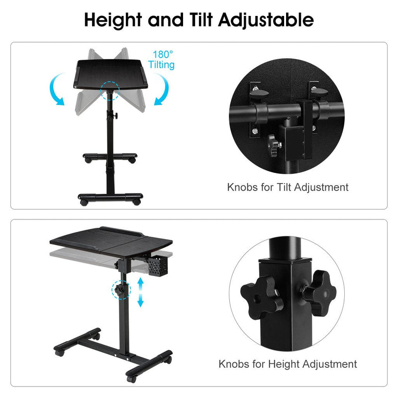 Standing Overbed Sofa Laptop Table