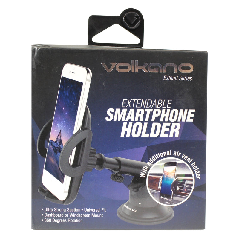 EXTEND SERIES EXTENDABLE PHONE MOUNT with Suction And Vent Mounts