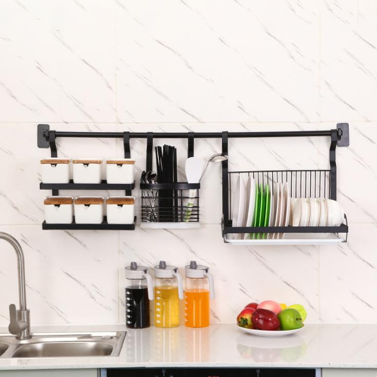 Stainless Steel Rail Hanging Cutlery Basket