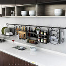 Stainless Steel Rail Hanging Spice Rack