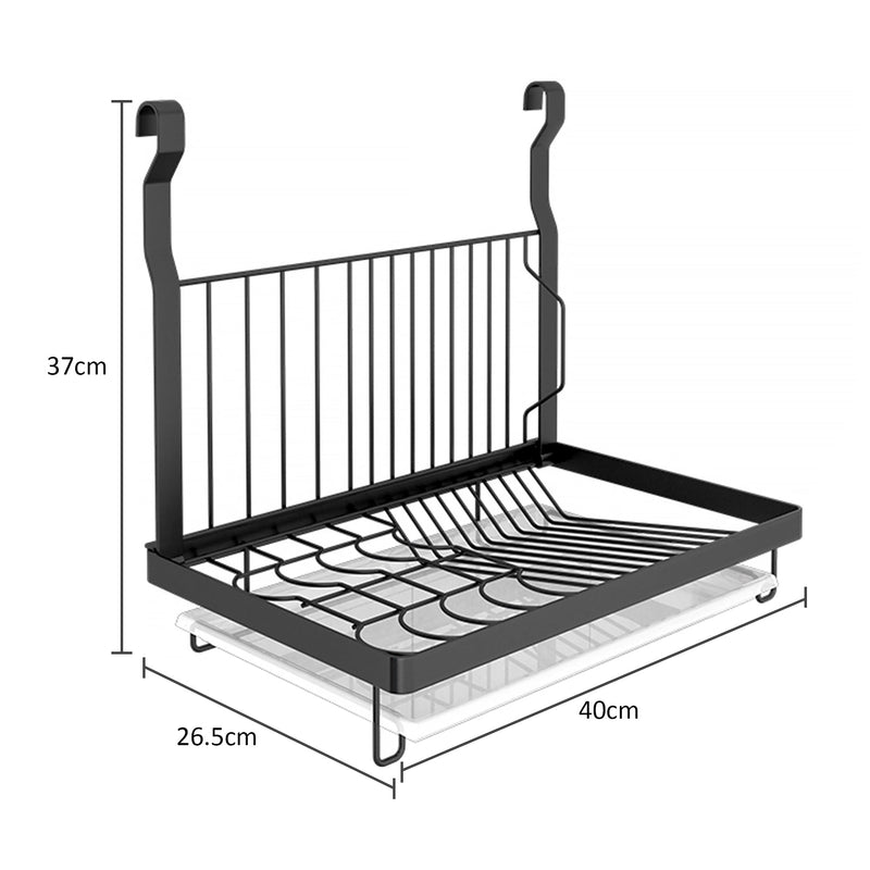 Stainless Steel Rail Hanging Collapsible Dish Rack