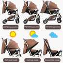 Foldable Stroller - Khaki