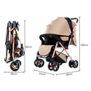 Foldable Stroller - Khaki