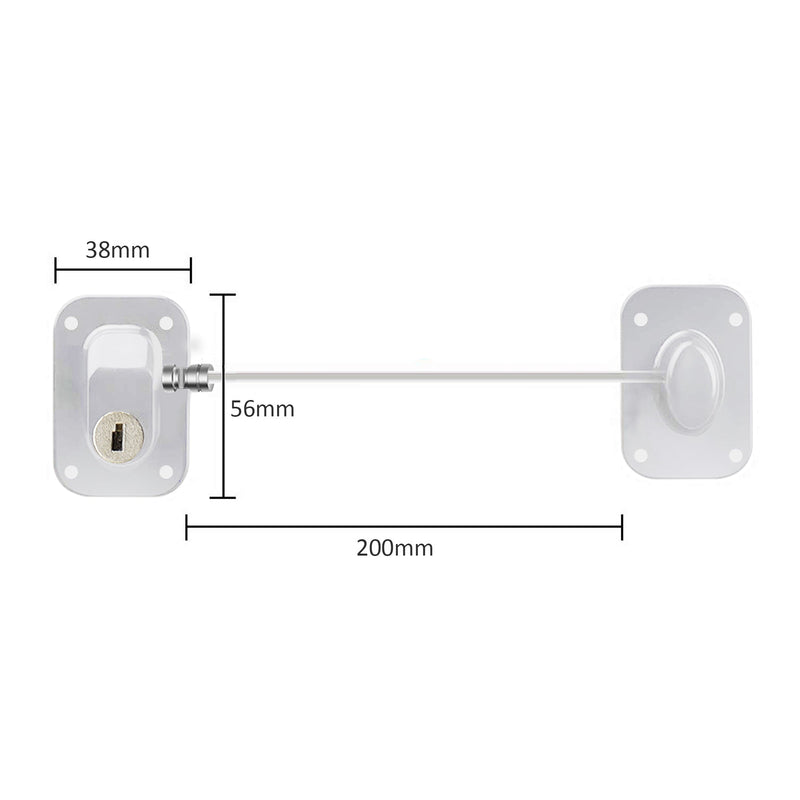 Child Safety Refrigerator Door Cabinet Lock - 2Pcs