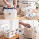 Medicine Box First Aid Storage Organizer