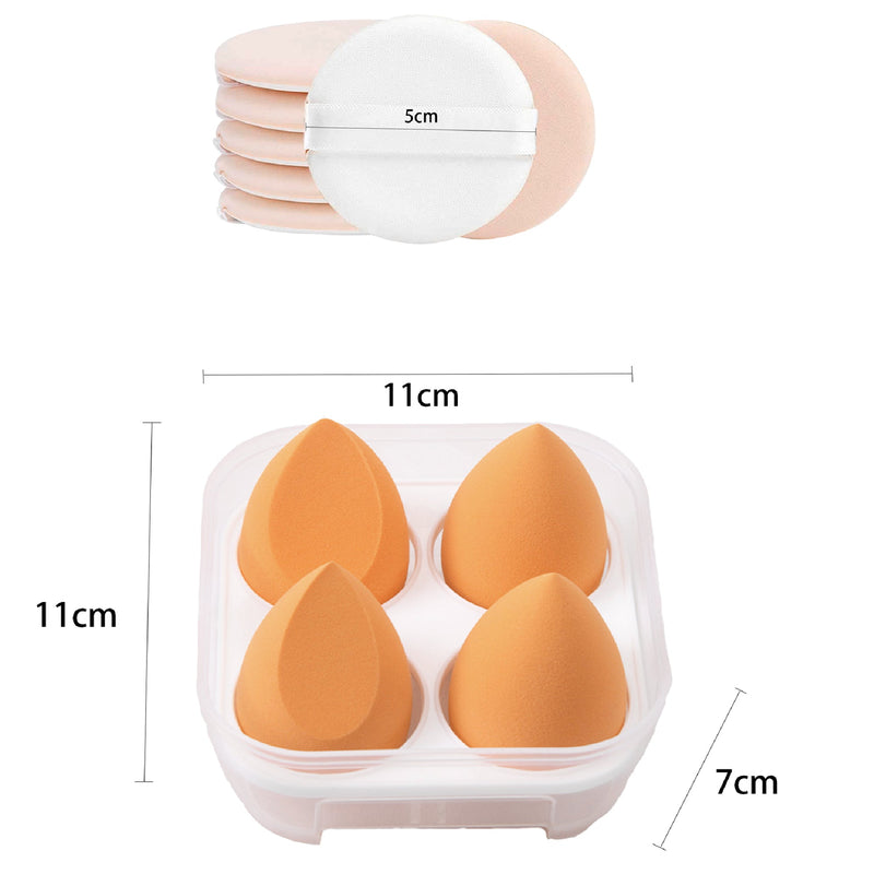 Makeup Sponge Blender & Powder Puff Set (Clearing Item)