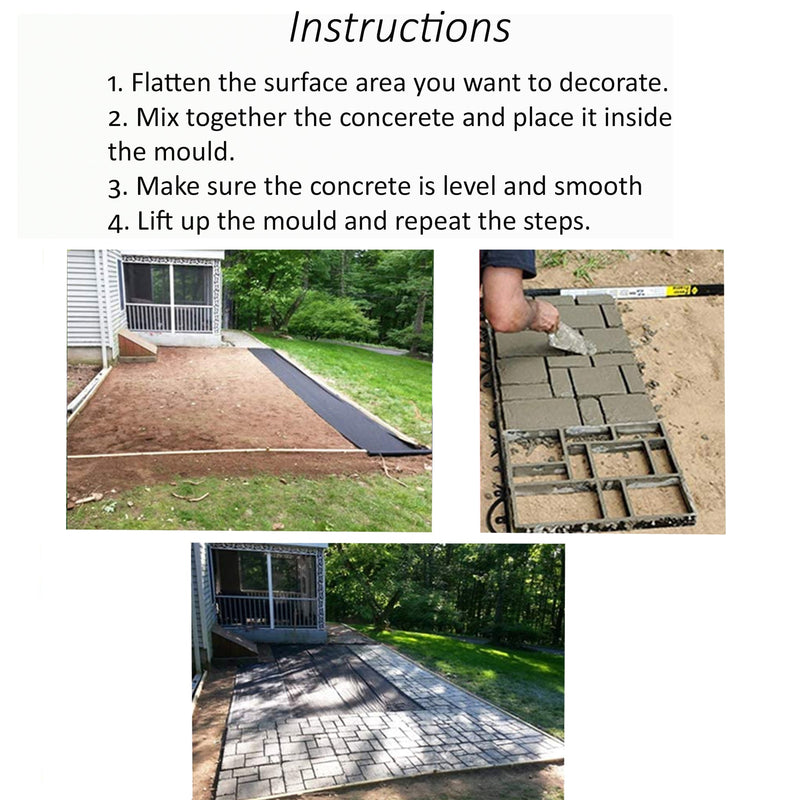 DIY Garden Paving Mould - Rectangular shape