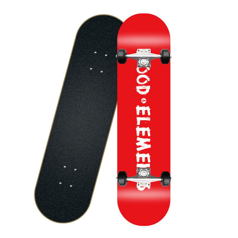 7-Layer Maple Wooden Deck Skateboard - Red (Clearing Item)