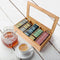 Bamboo Tea Bags Organizer Storage Box