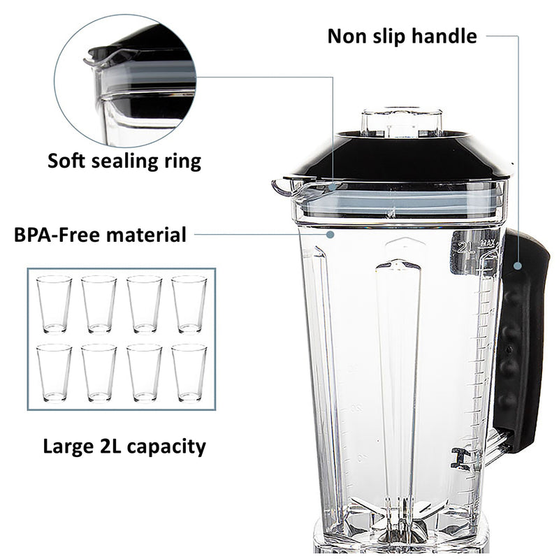 Replacement Pitcher Jug for Heartdeco Kitchen Professional Blender