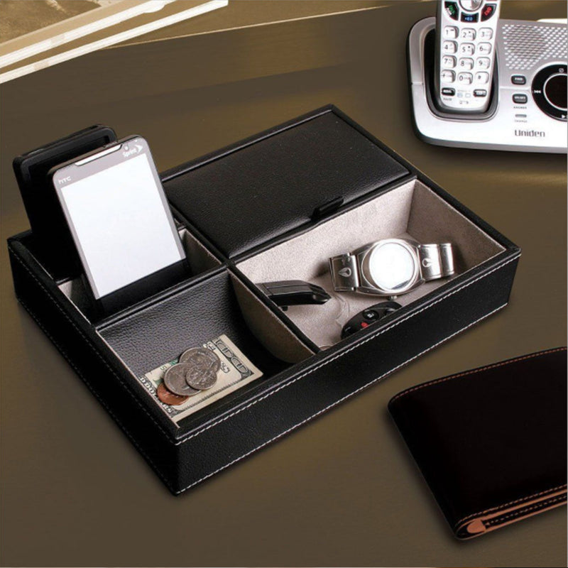 PU Leather Organizer Tray