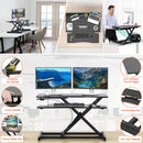 Height Adjustable Standing Desk Converter Stand Up Desk Riser