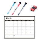 Magnetic Whiteboard Monthly Planner For Fridge