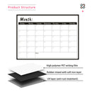 Magnetic Whiteboard Monthly Planner For Fridge