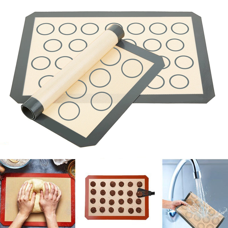 Non Sticky Baking Mat Kneading Mat 2PCs Set