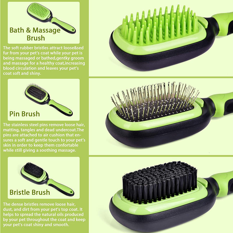 5 in 1 Pet Grooming Comb Brush Set