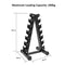 A Frame Dumbbell Rack Stand 6 Tier