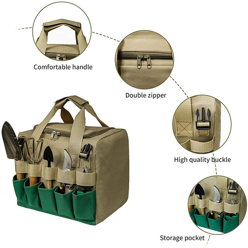 Gardening Tool Storage Tote Folding Stool