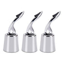 Stainless Steel Wine Bottle Stopper - Pack of 3