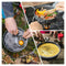 Aluminum Camping Cookware 10PCs Set