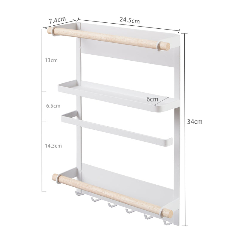 Magnetic Fridge Organizer Shelf