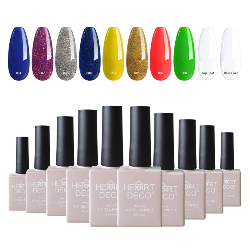 Nail UV Gel Polish 15ml x 10 Bottles Set