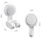 Suction Cup Shower Head Holder & Hooks Set