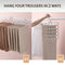 Retractable Magic Clothes Hanger & Trouser Rack Set