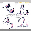 9M Fitness Battle Rope Set