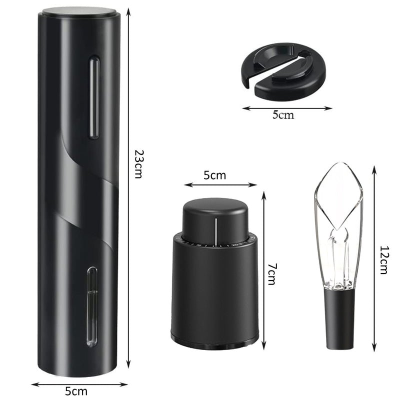 Electric Wine Bottle Opener And Aerator Set