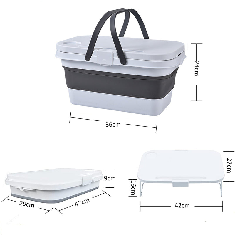 Multifunctional Collapsible Picnic Basket