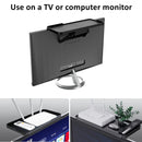 2 PCs TV Monitor Screen Top Shelf