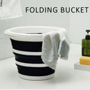 Portable Collapsible Water Bucket - Black