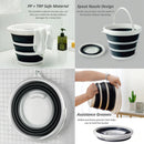 Portable Collapsible Water Bucket - Black